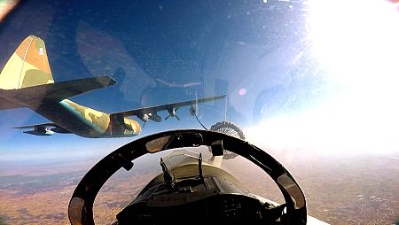 'FAS'. Misión aérea, con el Ejército del Aire