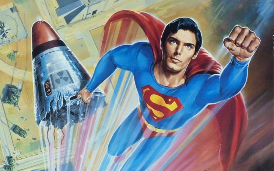 Fragmento del cartel de 'Superman IV: en busca de la paz'