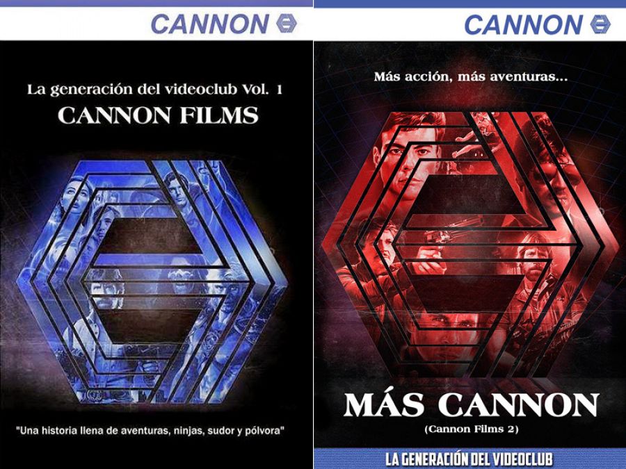 Portadas de los libros 'Cannon Films' y 'Más Cannon Films'