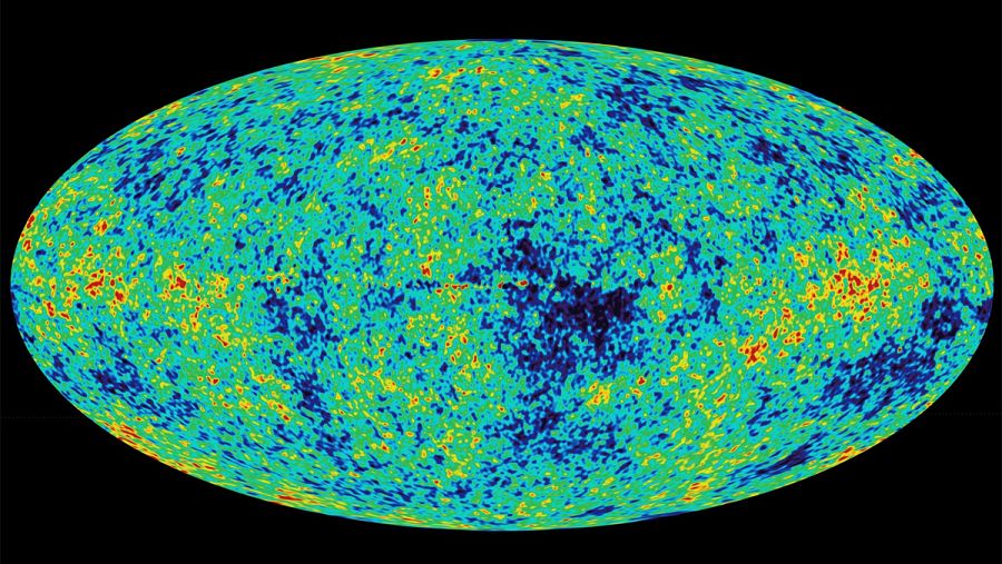Radiación de fondo de microondas.