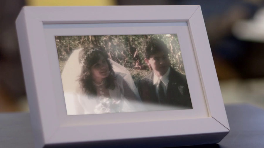 Los padres de Mario el día de su boda