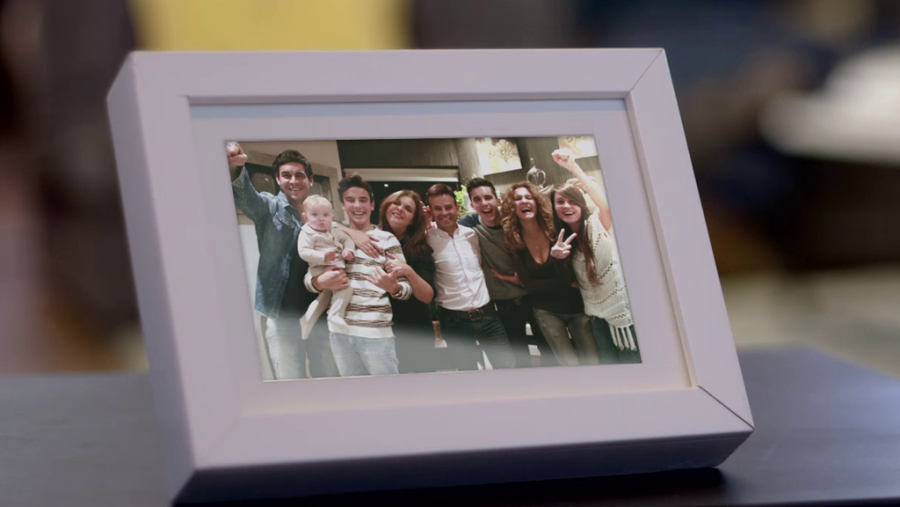 Toda la familia de Mario reunida