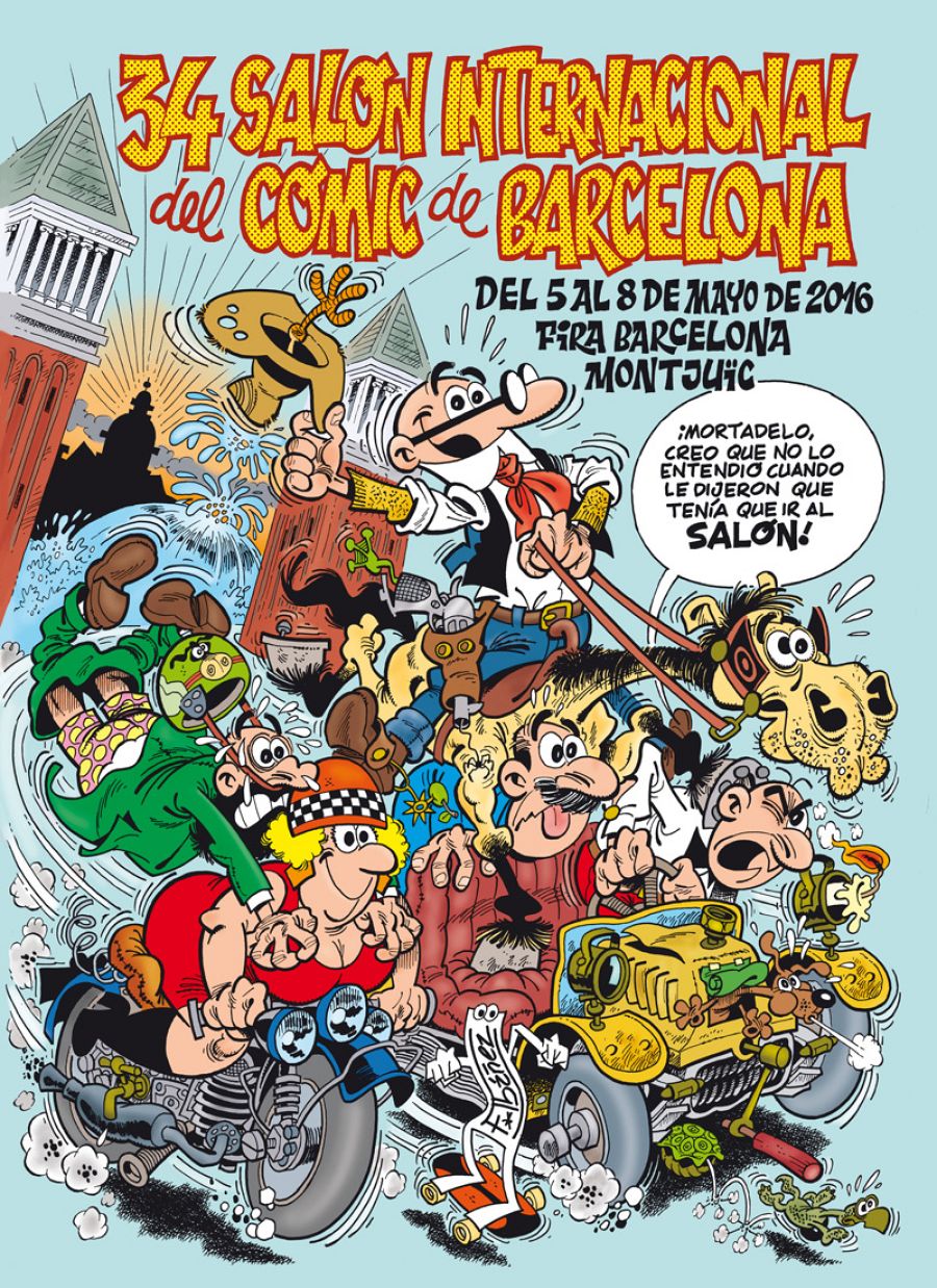 El cartel del 34 Salón del Cómic de Barcelona
