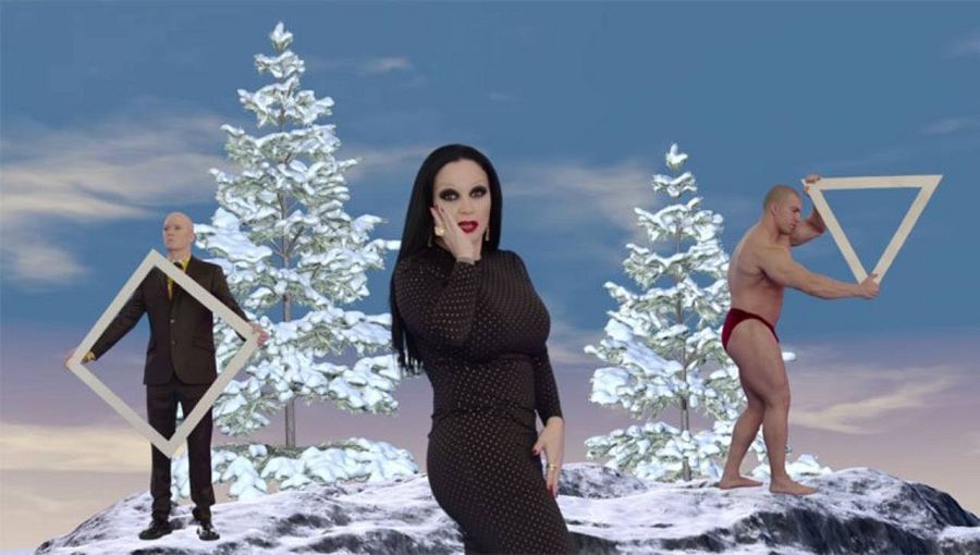 Fangoria en una imagen del vídeo de 