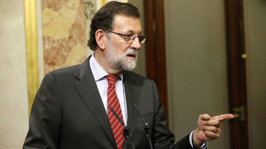 Mariano Rajoy comparece en el Congreso de los Diputados.