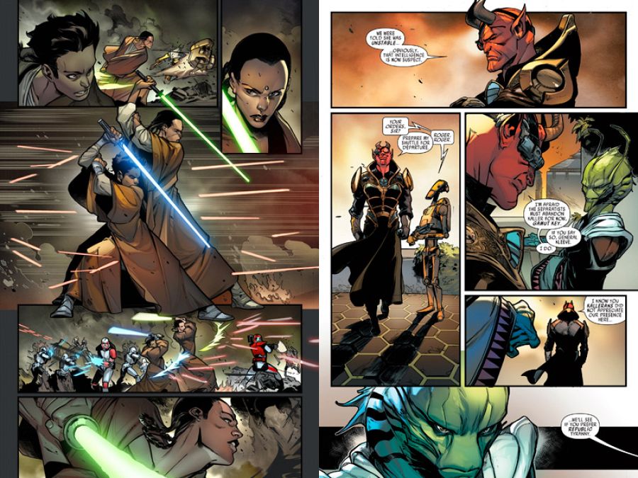 Páginas de 'Kanan: El último Padawan'