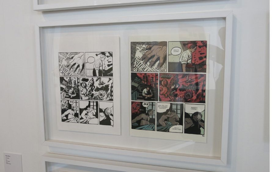 Páginas de Paco Roca sobre Picasso y el Guernica