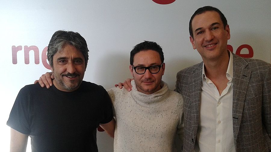 Carlos Santos, Roberto Santiago y Pedro Segura