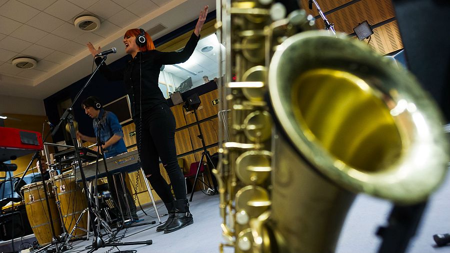 Un momento del acústico