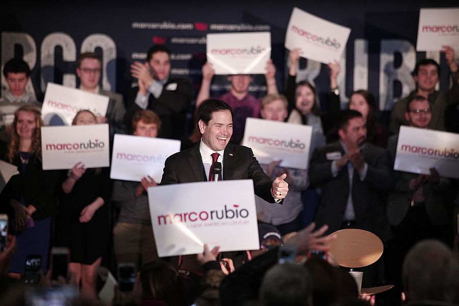 Mitin en Michigan de Marco Rubio