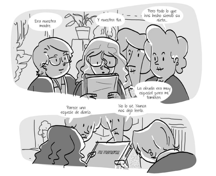 Viñetas de una historieta de Infame & co