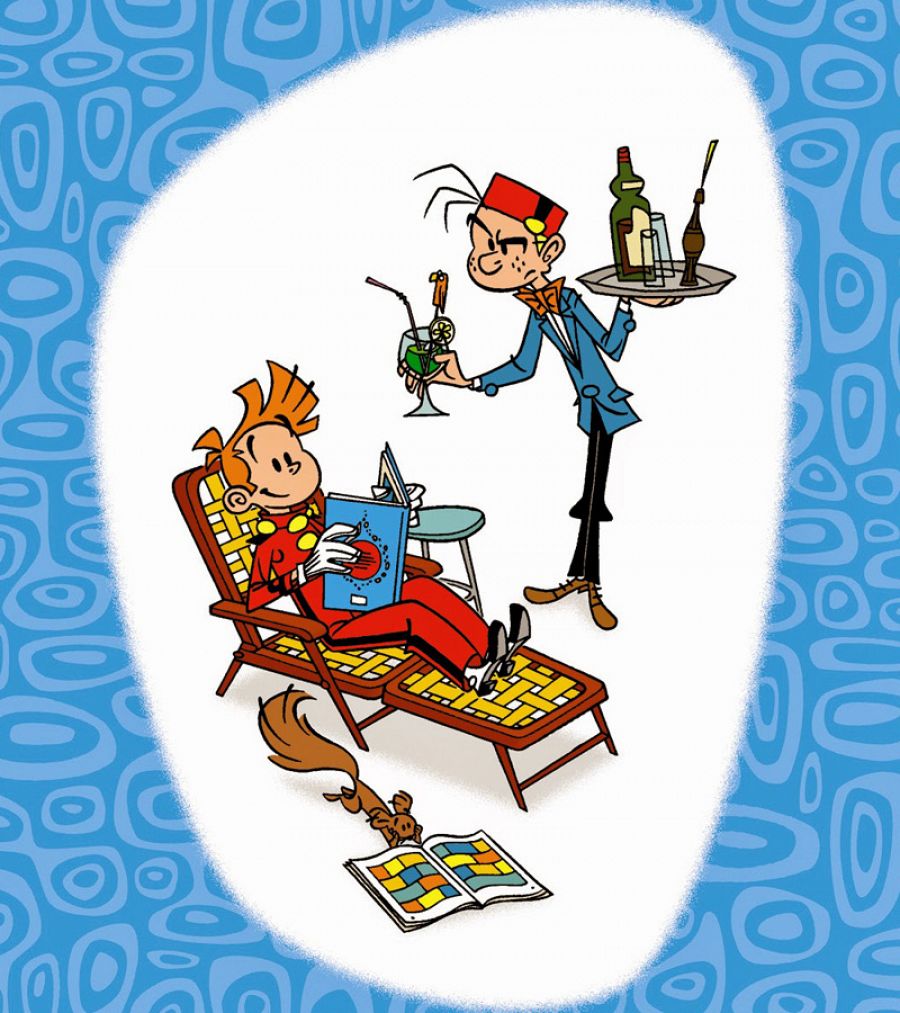 Ilustración de 'Spirou: Pánico en el Atlántico'