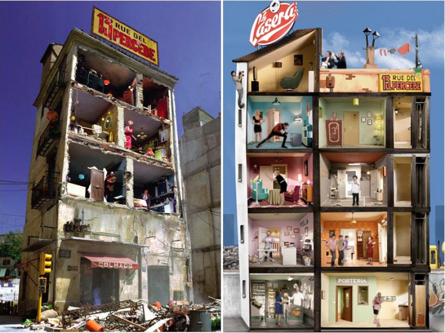 13, rue del percebe versionada por Javier Fesser en 'La gran aventura de Mortadelo y Filemón' y el anuncio de una marca de gaseosas