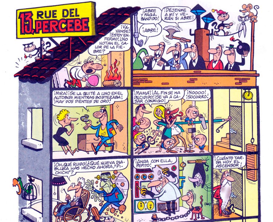 Los pisos superiores de '13, rue del percebe'