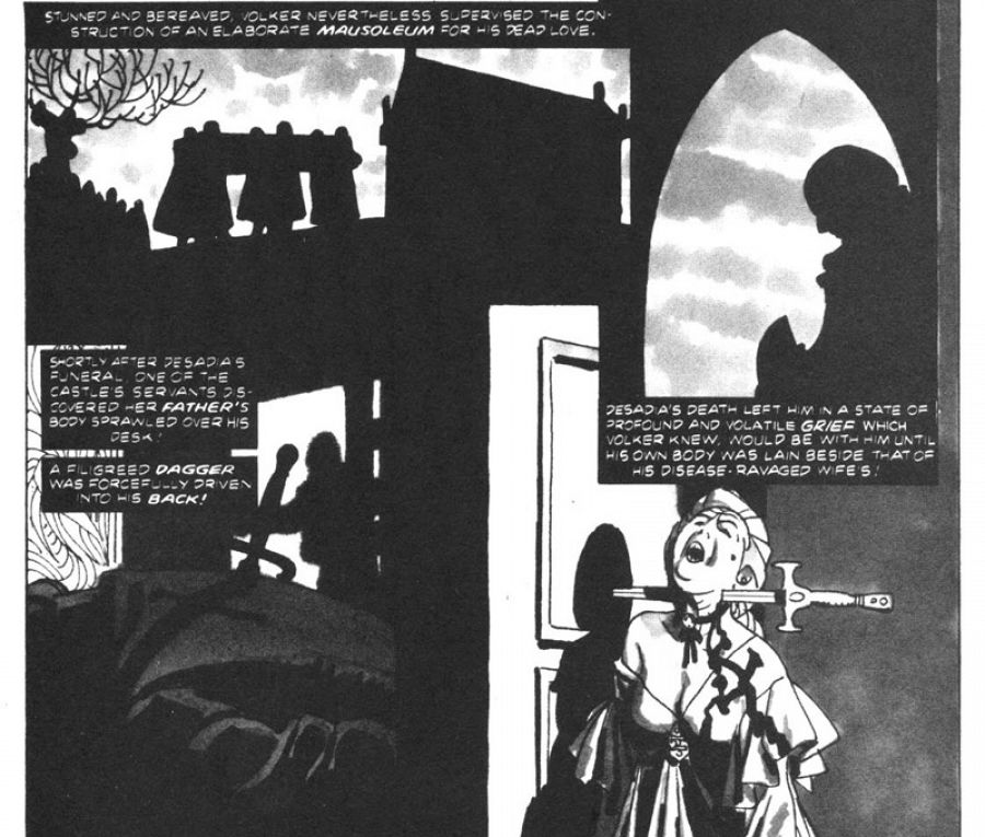 Viñetas de un cómic de Alex Toth