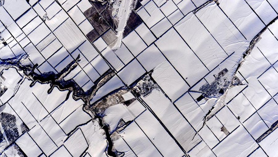 Un paisaje nevado. (SCOTT KELLY)