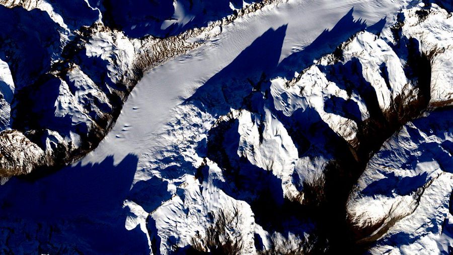 La cordillera del Himalaya, con las cumbres más altas del planeta. (SCOTT KELLY)