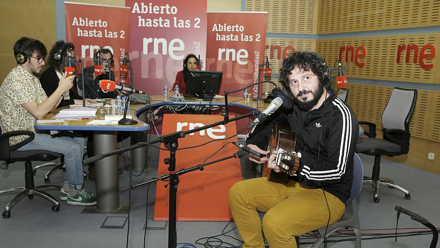 El Kanka, en un momento del acústico