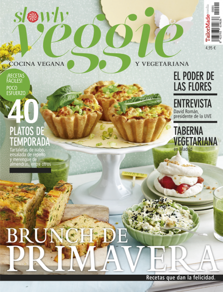 Portada del primer número de la revista 'Slowly veggie'