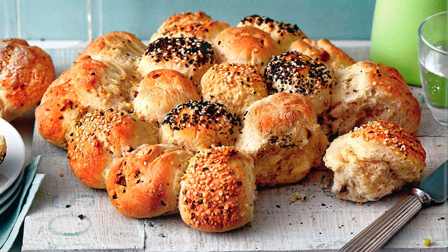 Torta de panecillos (Receta de la revista Slowly Veggie)