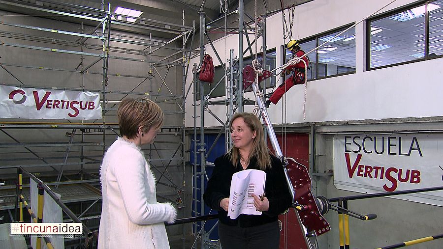Pilar Almagro, màxima responsable de Vertisub amb Marta Cáceres