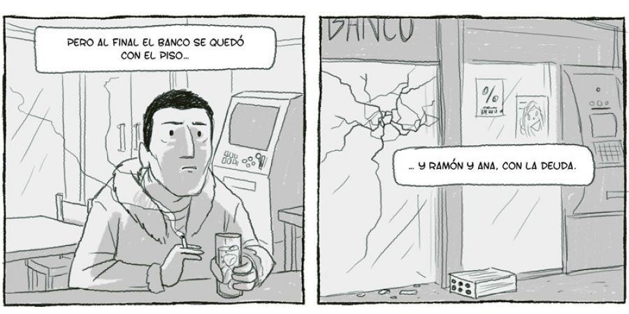 Viñetas de 'Aquí vivió'