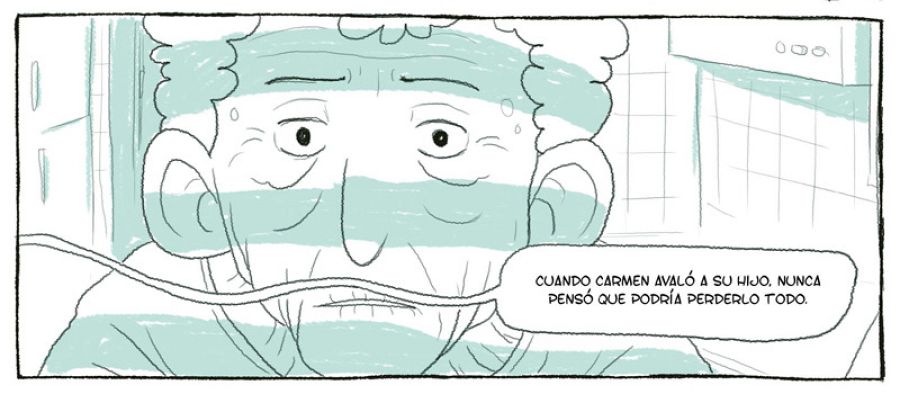 Viñetas de 'Aquí vivió'