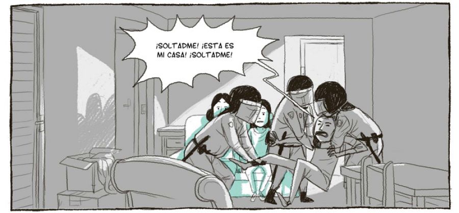 Viñeta de 'Aquí vivió'