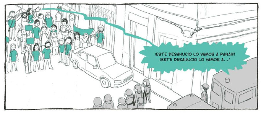 Viñeta de 'Aquí vivió'