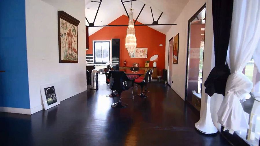 Los contrastes predominan en la casa de Bibiana Fernández