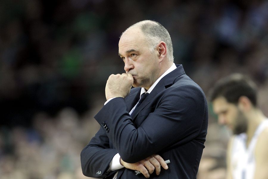 El entrenador del Real Madrid, Pablo Laso.