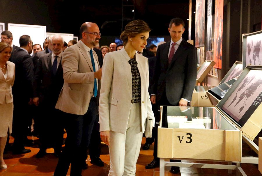 Los Reyes durante su visita a Puerto Rico