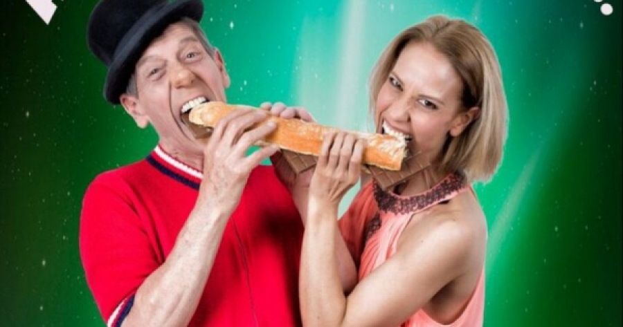 Fofito y Mónica Aragón