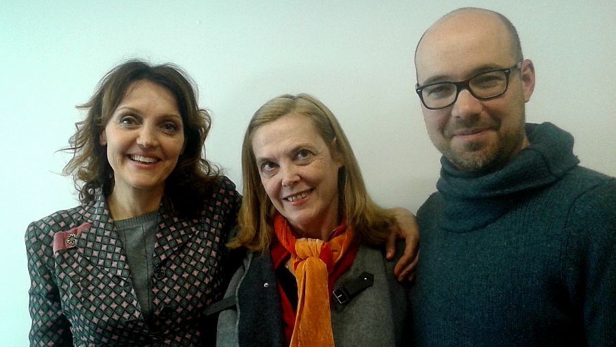 María Fernández Ache, Juanma Romero Gárriz y Paloma Pedrero