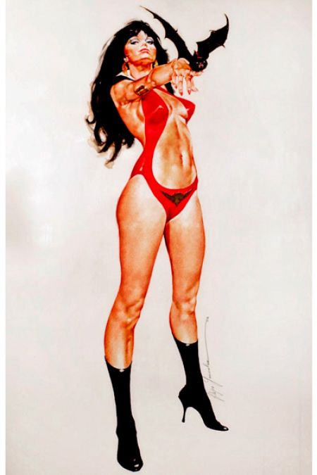 El famosos póster de 'Vampirella' de Pepe González y Enric Torres