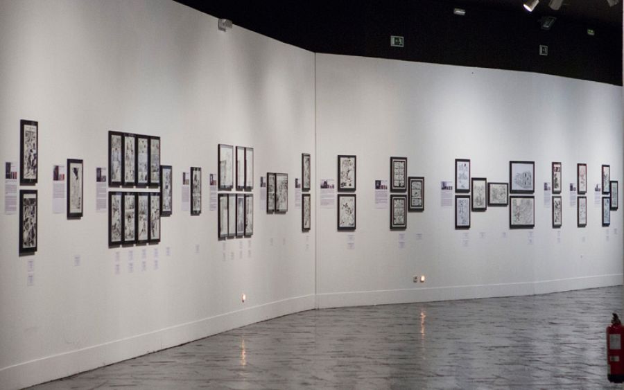 Vista general de la exposición 'Universo DC Cómics'