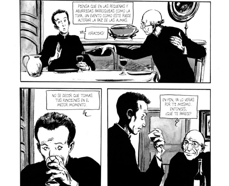 Viñetas de 'Un gusano en la fruta'