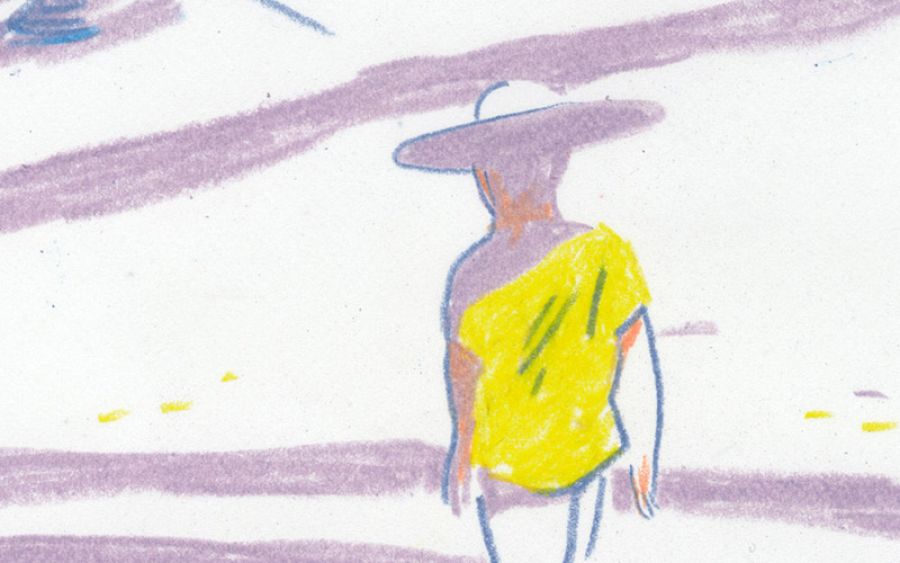 Fragmento de la portada de 'Y nunca volvió a suceder', de Sam Alden