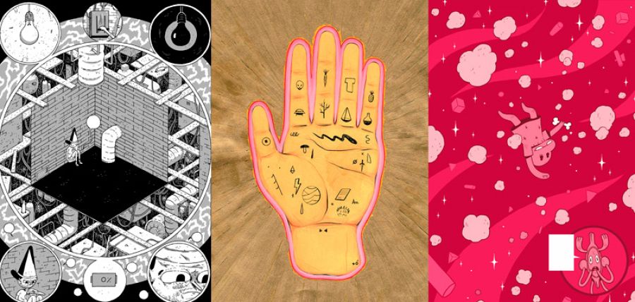 Imágenes de 'IKEA Dream Makers', de Cristian Robles; 'Medieval Rangers', de Roberto Massó; y 'Quartznaut', de Àlex Red