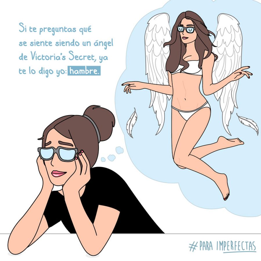Ilustración de 'Fuera complejos para imperfectas'