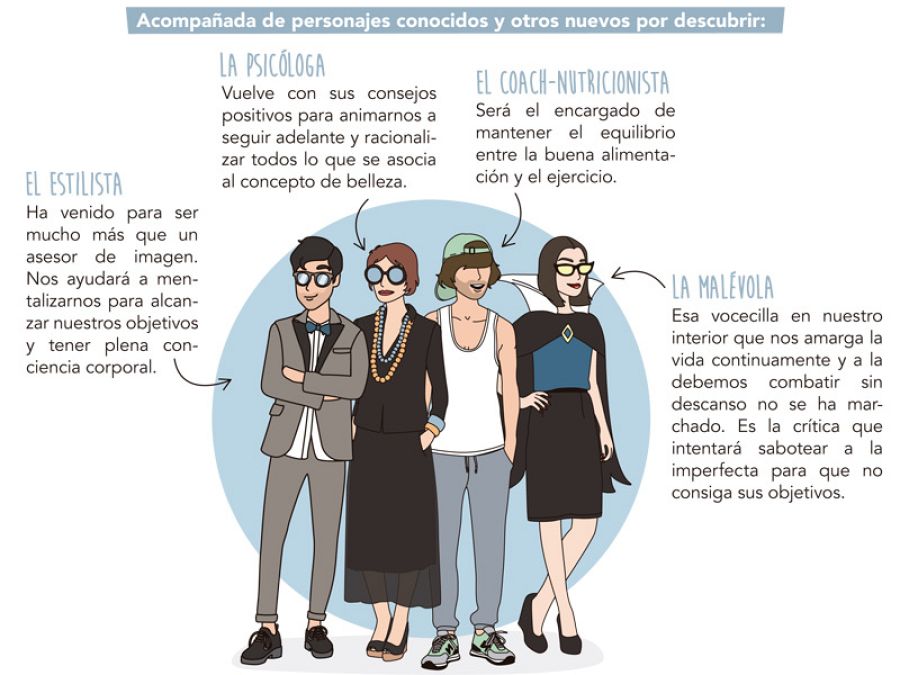 Algunos de los protagonistas de 'Fuera complejos para imperfectas'