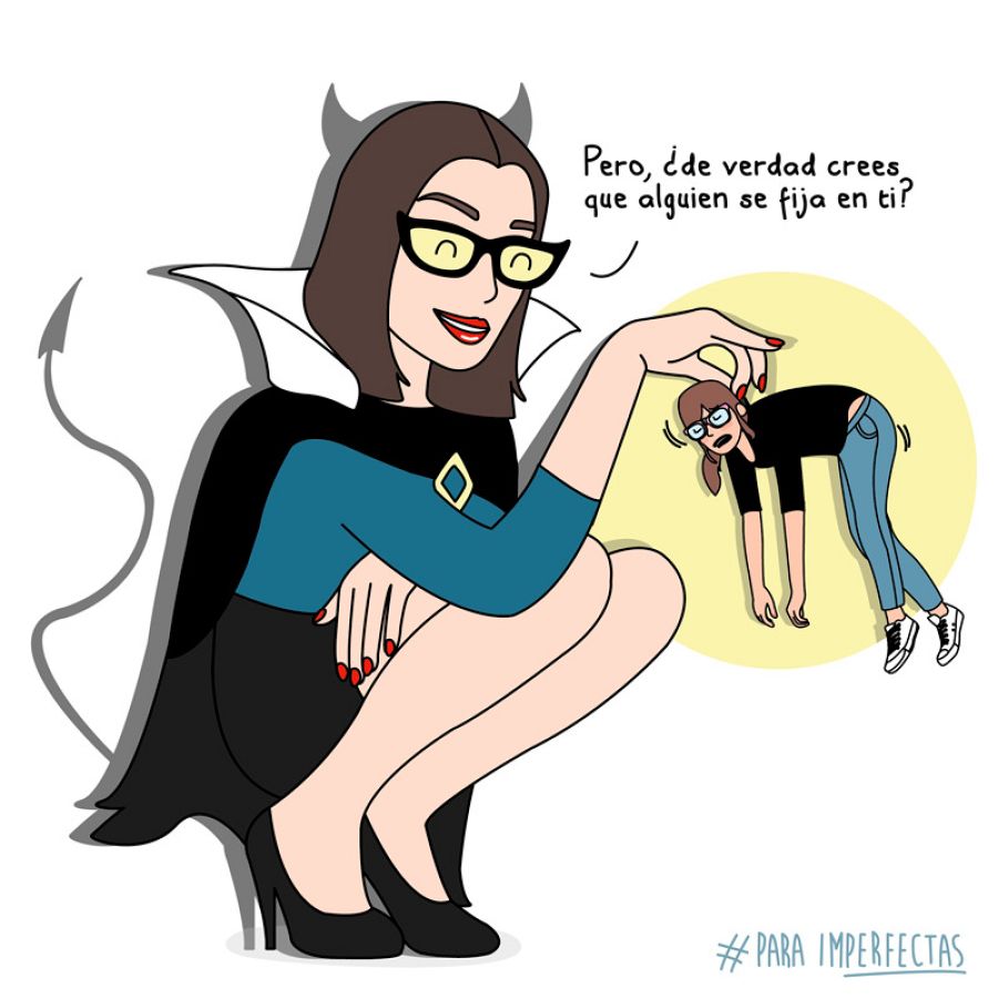 Ilustración de 'Fuera complejos para imperfectas'