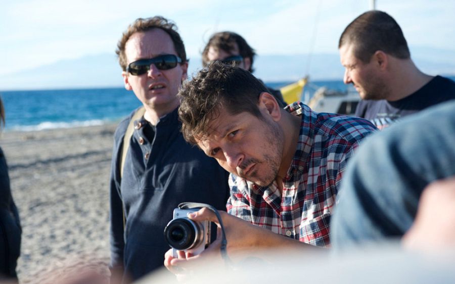 Kike Maíllo en un momento del rodaje de 'Toro'