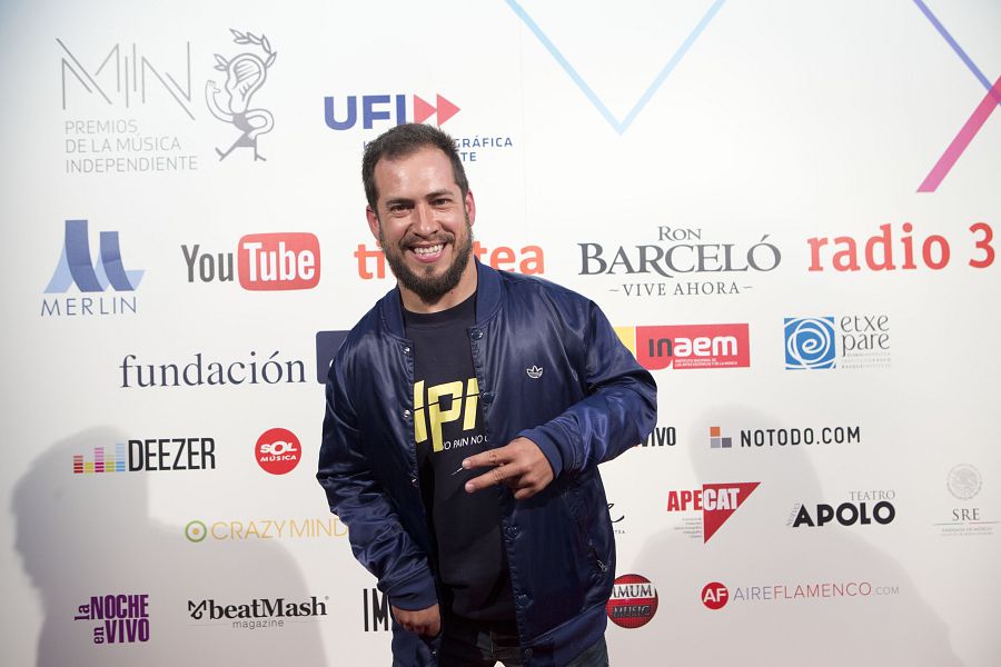 El Langui en los Premios MIN 2016