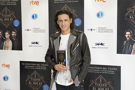 Nacho Fresneda en la presentación de la novela