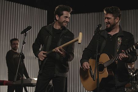 Antonio Orozco y su parodia, en el programa