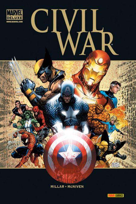 Portada del cómic 'Civil War'