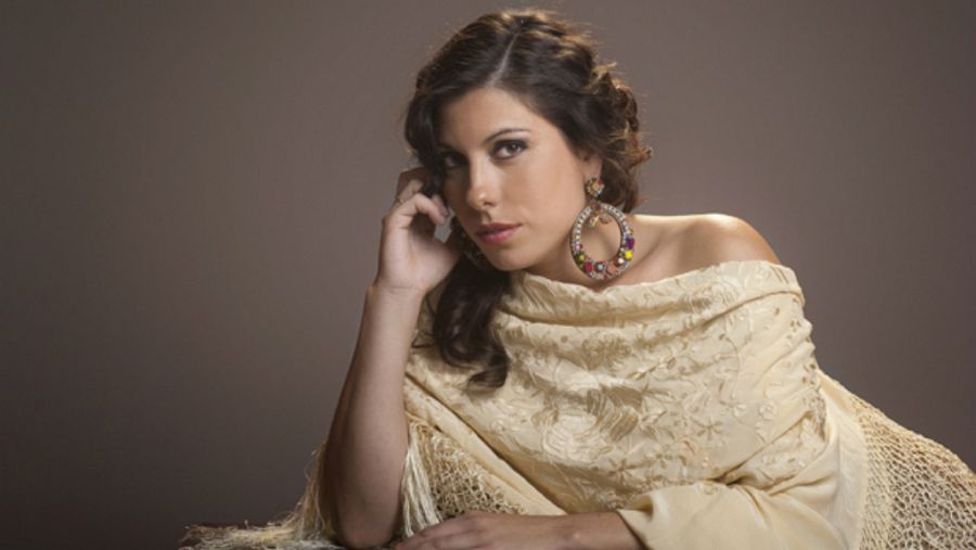 María José Pérez Rodríguez, ganadora de la Lámpara Minera del Festival Internacional del Cante de las Minas de La Unión 2015