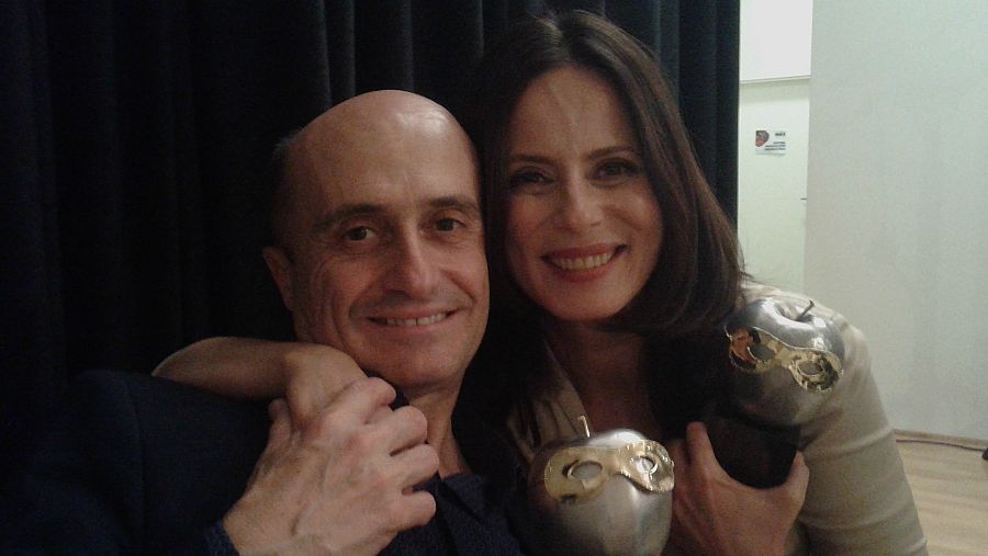 Aitana Sánchez-Gijón y Pepe Viyuela