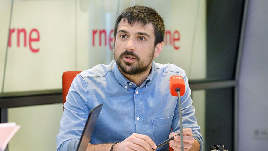 El portavoz de Podemos en el Senado Ramón Espinar en Las mañanas de RNE este martes 3 de mayo de 2016